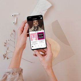 Silverchip x Boundary Outlet Retail App Case study module mock up